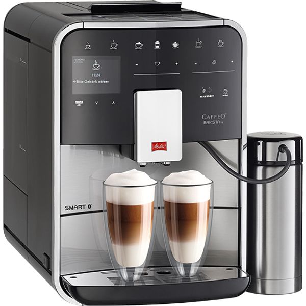 Melitta Barista TS Smart® F860-100 Volautomatische espressomachine Stainless Steel/Black