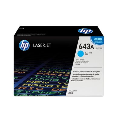 643A originele cyaan LaserJet tonercartridge  HP