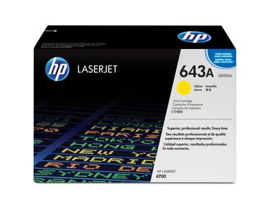 643A originele gele LaserJet tonercartridge