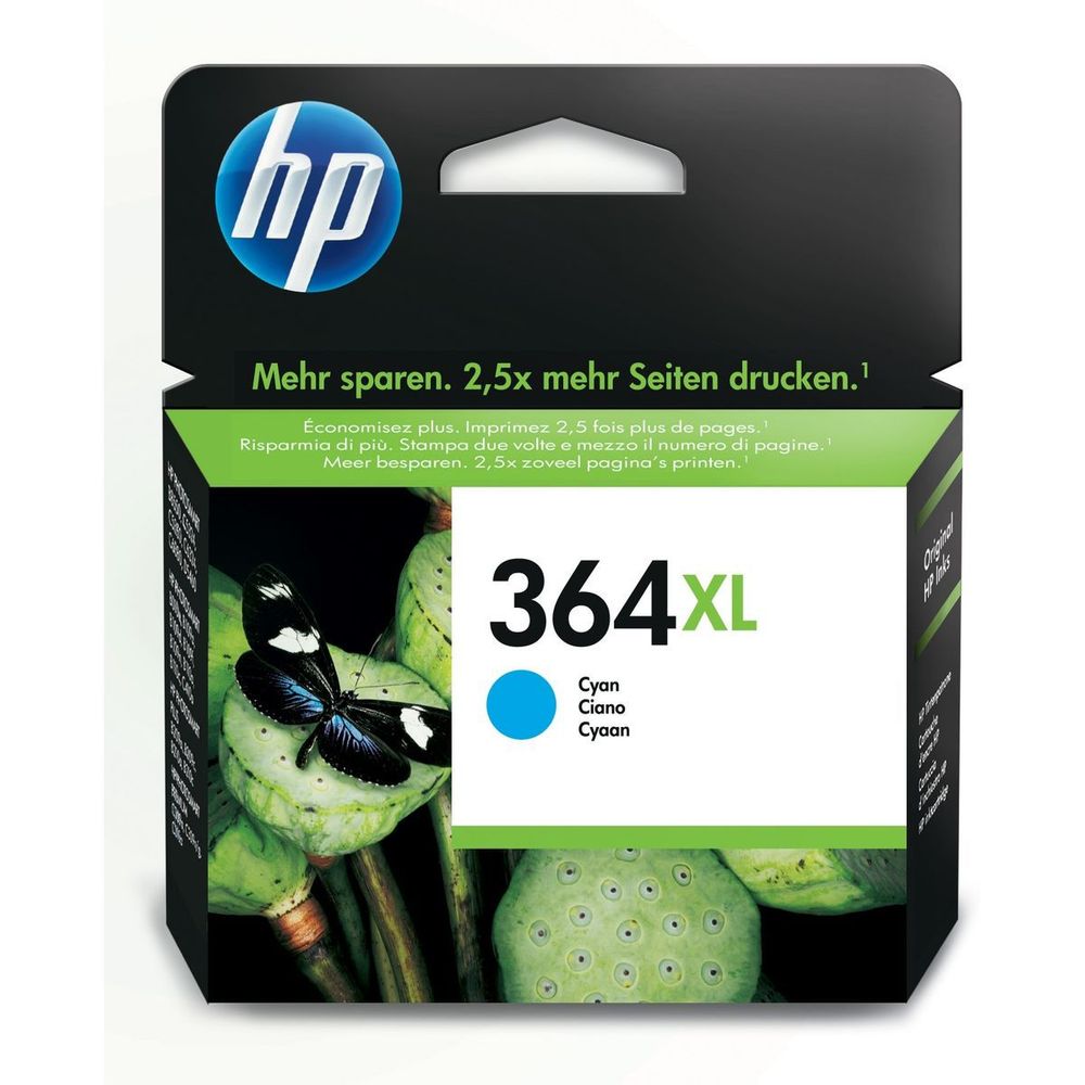 HP Inktpatronen 364XL Cyan