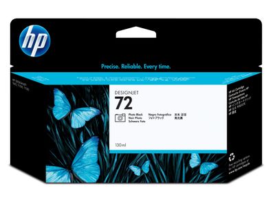 72 zwarte DesignJet fotoinktcartridge, 130 ml