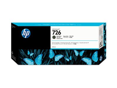 726 matzwarte DesignJet inktcartridge, 300 ml
