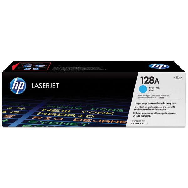 HP 128A cyaan LaserJet tonercartridge