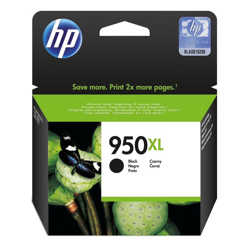 950XL originele high-capacity zwarte inktcartridge 