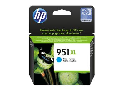 HP 951xl inktcartridge cyaan