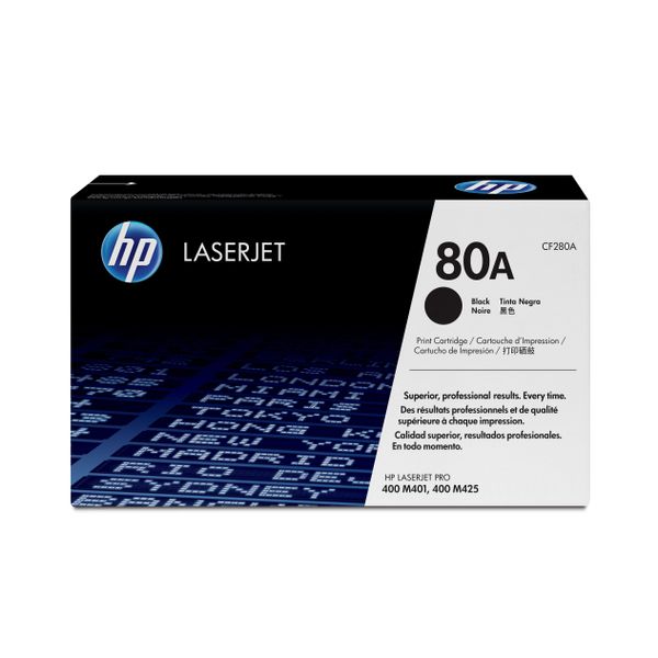 HP 80A originele zwarte LaserJet tonercartridge