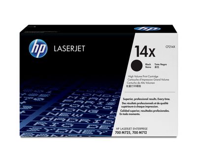 14X cartouche authentique de toner LaserJet noir grande capacité