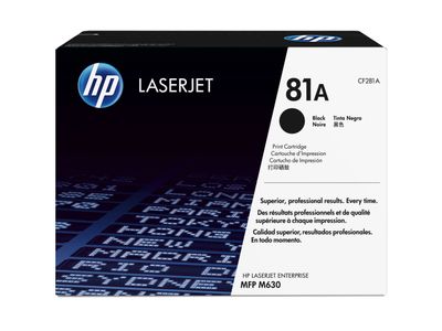 81A toner LaserJet noir authentique