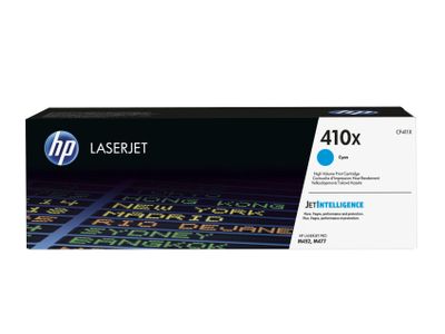 410X originele high-capacity cyaan LaserJet tonercartridge