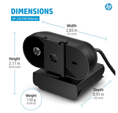 HP webcam FHD 320  HP