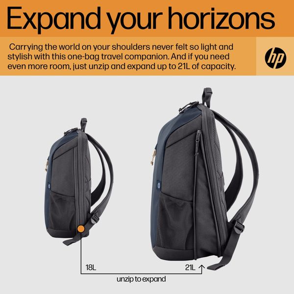 HP travel 18l 15.6 bng laptop backpack