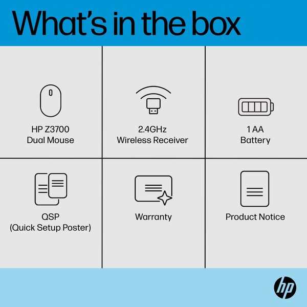 HP Z3700 Dual Black-muis