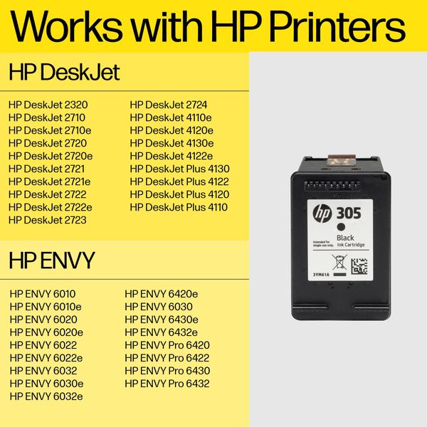 HP inktpatroon 305 Tricolore 3YM60AE#UUQ