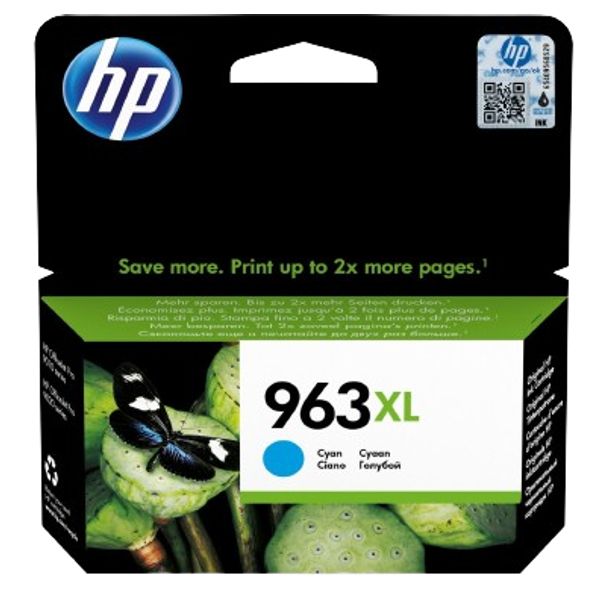 HP inktpatroon 963XL Cyaan 3JA27AE301