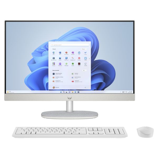 HP AiO 23,8inch FHD IPS, Intel Ultra 5-125U, 16GB, 512GB SSD, W11, White