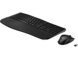 HP680 Comfort - Draadloos Toetsenbord en Muis - Microsoft Copilot Ai toets - Azerty BE - Zwart