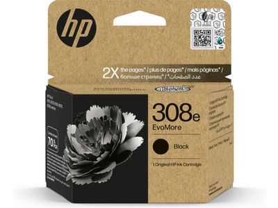 HP 308e evomore black original ink cartr