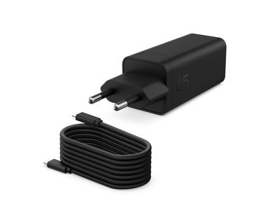65 W GaN Wandlader + stroomkabel (2 m)