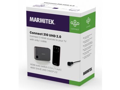 Connect 310 UHD 2.0 - HDMI Switcher 3 in /1 uit, Ultra HD (4K)