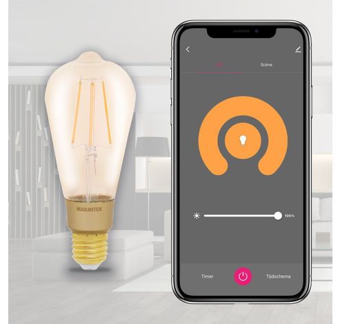 Glow XLI Filament lamp E27 Bediening via app  Marmitek