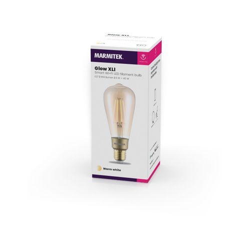 Glow XLI Filament lamp E27 Bediening via app  Marmitek