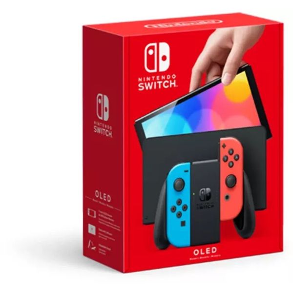 Nintendo Nintendo Switch (OLED) Neon Blue & Red