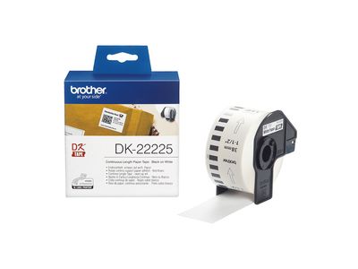 DK-22225 doorlopende rol wit papier 38mm