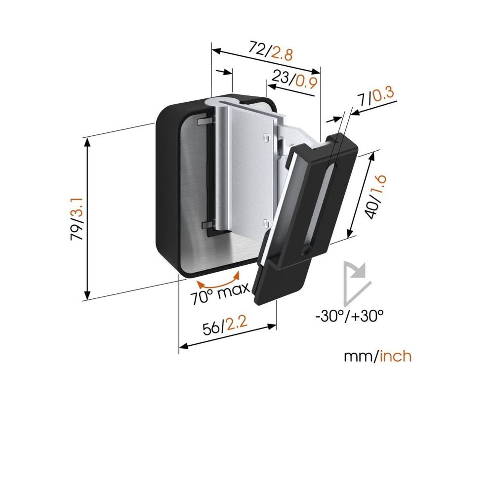 Vogels Luidsprekersteun SOUND 3200 speaker muurbeugel zwart