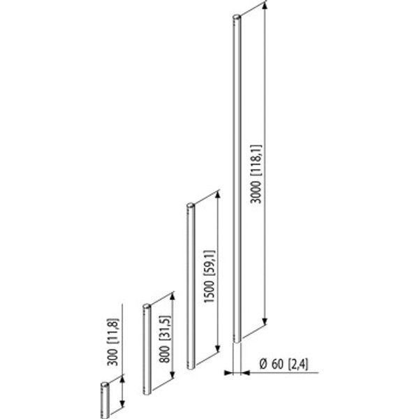 PFA 9003 Buis zilver 