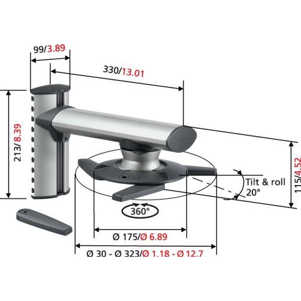 EPW 6565 Projector wandoplossing Vogels