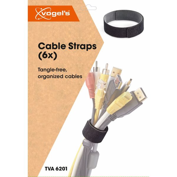 Vogels TVA 6201 Kabelbinders (6 PCS) Zwart