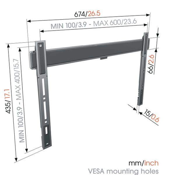 Vogels TVM 5605 Platte tv-beugel