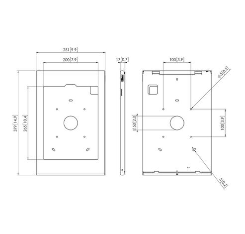 Étui pour tablette PTS 1241 iPad Pro 12.9 (2020, 2021, 2022)  Vogels