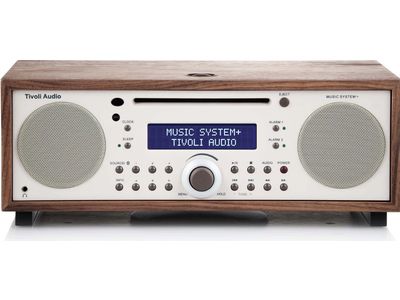 Music System + Walnut/Beige