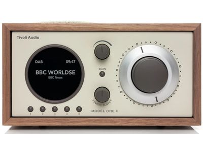 Radio One + Walnut/Beige