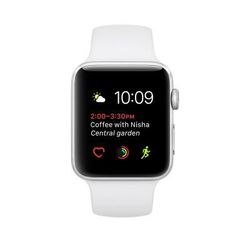 Apple Watch Serie 1 Zilver/Aluminium + Wit Sportbandje 42mm 