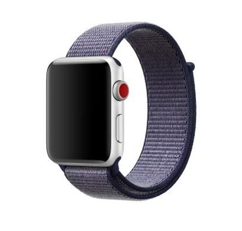 Geweven sportbandje - Middernacht Blauw ( 42mm)  Apple