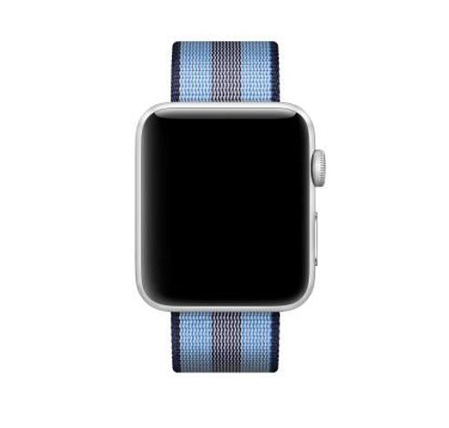 Bandje van geweven nylon - Middernachtblauw (42 mm)  Apple