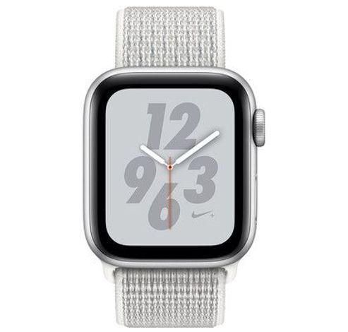 Watch Series 4 40mm Nike+ Zilver Aluminium / Nylon Sportband  Apple