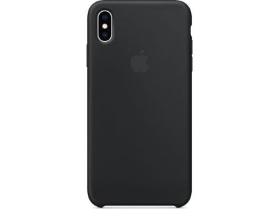 Siliconenhoesje voor iPhone XS Max Zwart