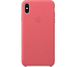 Leren hoesje voor iPhone XS Max Pioen Apple