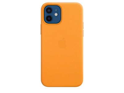 Leren hoesje met MagSafe voor iPhone 12 | iPhone 12 Pro - California Poppy