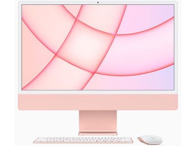 24-inch iMac Retina 4.5K display M1 chip 8core CPU 7core GPU 256GB Pink