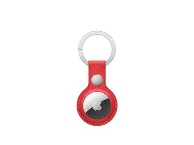 Leren AirTag sleutelhanger (PRODUCT)RED