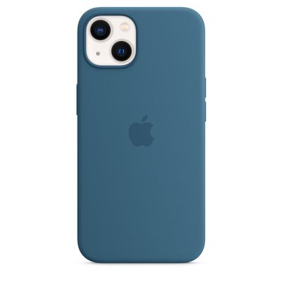 Coque en silicone avec MagSafe pour iPhone 13 - Bleu clair  Apple