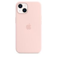 Coque en silicone avec MagSafe pour iPhone 13 - Rose craie 