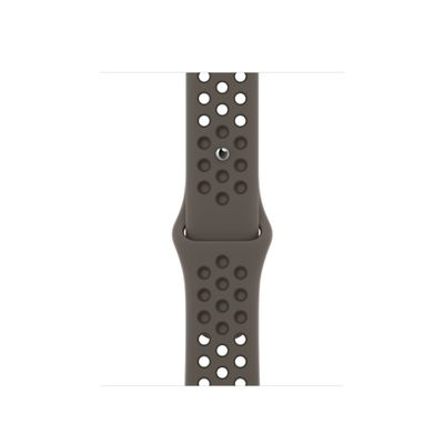 41mm Midnight Olive Gray/Cargo Khaki Nike Sport Band - Regular Apple