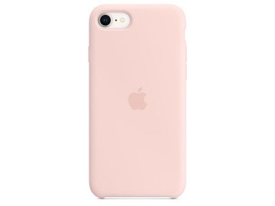 iPhone se silicone case chalk pink