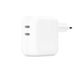 Apple Dual USB-C-lichtnetadapter 35W