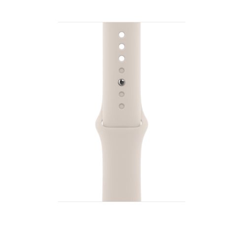 Apple Watch Series 8 GPS 45mm Starlight Aluminium Case met Starlight Sport Band Regular  Apple